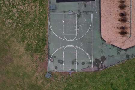 Lillian Schumacher Elementary School Outdoor Basketball Courts in Liberty