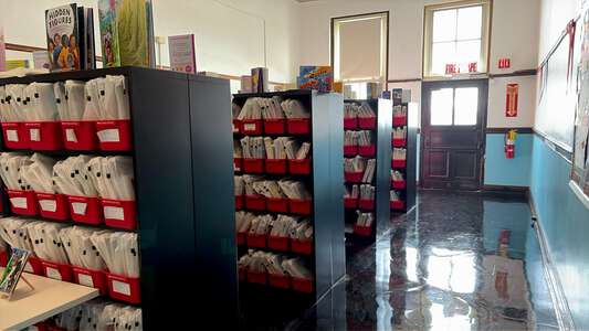 Plamondon - Ambrose Plamondon Elementary School Library in Chicago