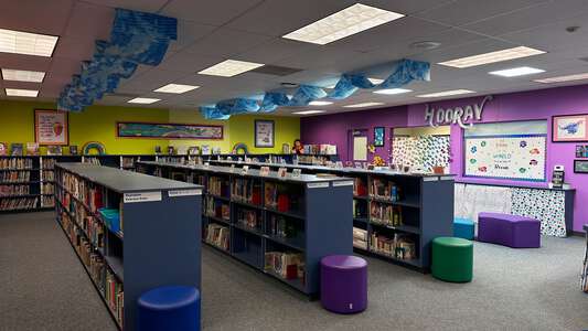 Plymouth Elementary School Library in Monrovia