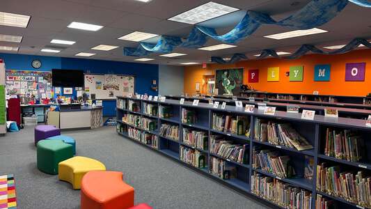 Plymouth Elementary School Library in Monrovia