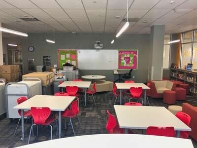 Lawson Middle School Library in Houston