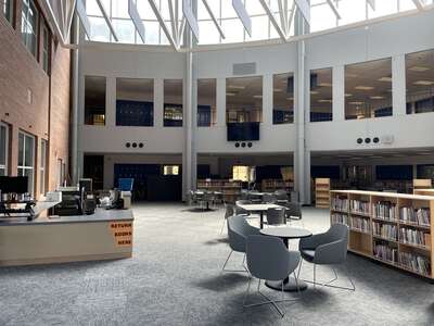 Riverside High School Media Center in Tualatin