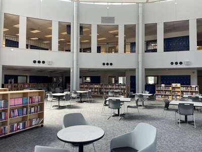 Riverside High School Media Center in Tualatin