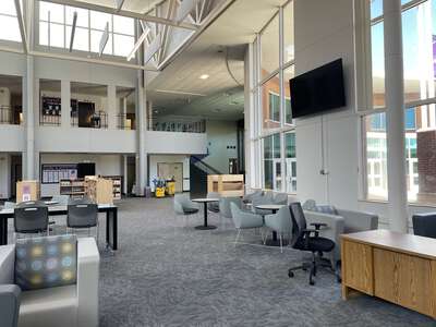 Riverside High School Media Center in Tualatin