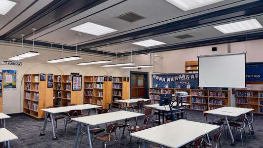 Beaumont Middle School Library in Portland
