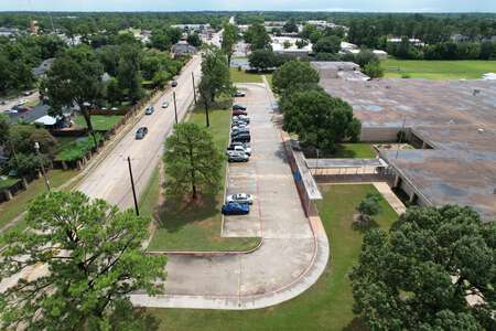 Hoffman Middle School Parking Lot - Front in Houston