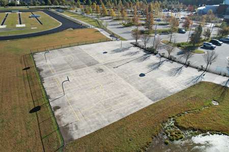 Kellam High School Outdoor Basketball Courts in Virginia Beach