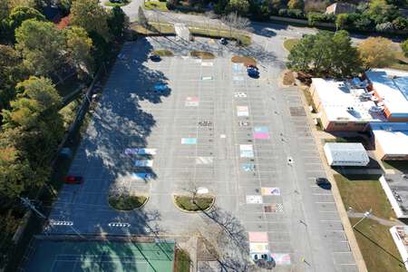 First Colonial High School Parking Lot - Student in Virginia Beach