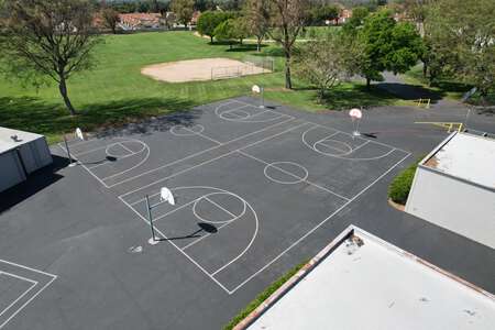 Westwood Training Center Outdoor Basketball Courts in Irvine 2