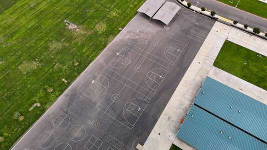 Patricia Kay Beaver Leadership Magnet Outdoor Basketball Courts in Ceres