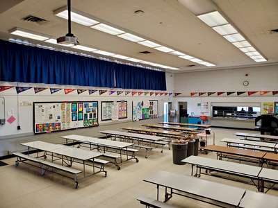 Ernest R. Geddes Elementary School Cafeteria in Baldwin Park