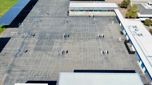 Dartmouth Middle School Outdoor Basketball Courts in San Jose