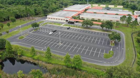 Watergrass Elementary School Parking Lot in Wesley Chapel
