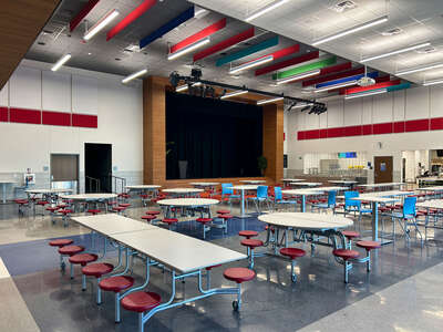 Walnut Hill Elementary School Cafeteria in Dallas