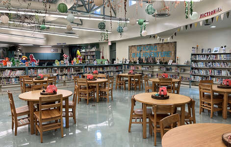 Royal Green Elementary School Media Center in Miami
