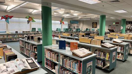 Black Diamond Middle School Library in Antioch