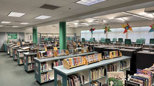Black Diamond Middle School Library in Antioch