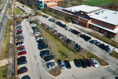 Simeon - Neal F. Simeon Career Academy High School Parking Lot in Chicago