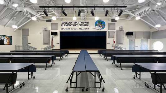 Wesley Matthews Elementary School Cafeteria in Miami