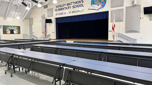 Wesley Matthews Elementary School Cafeteria in Miami