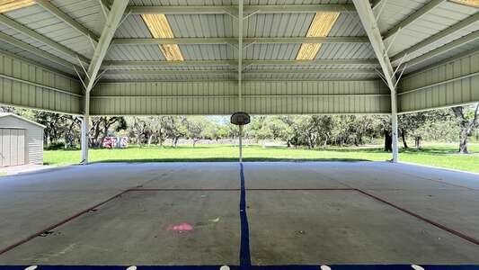 Hudson Primary Academy Outdoor PE shelter in Hudson