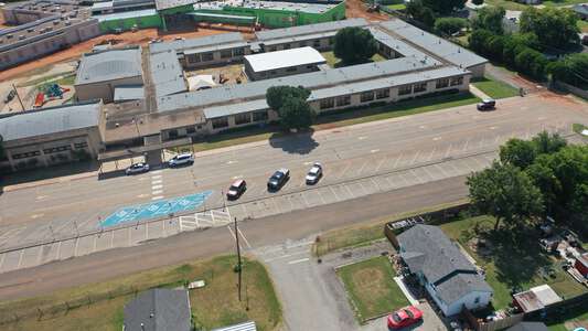Townsend Elementary School Parking Lot - Front in Del City 2