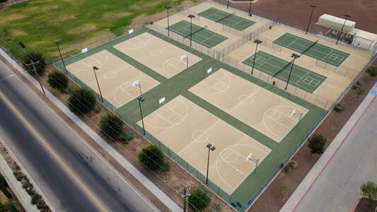 SSG. Manuel R. Puentes Middle School Outdoor Basketball Courts in El Paso 3