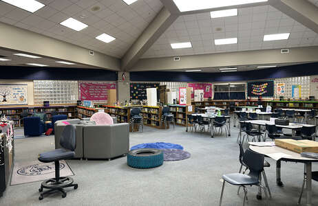 Kimbrough Middle School Library in Mesquite