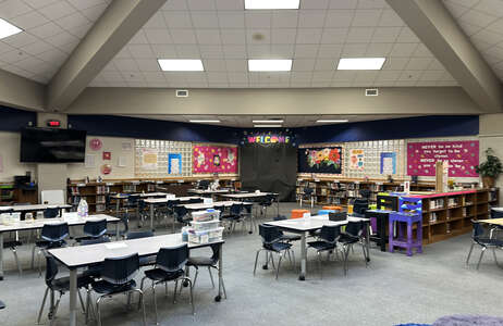 Kimbrough Middle School Library in Mesquite