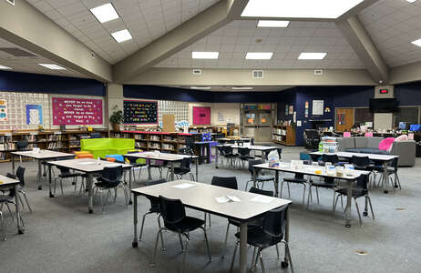 Kimbrough Middle School Library in Mesquite