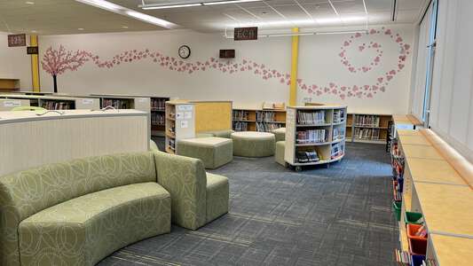 Sato Elementary School Library in Portland