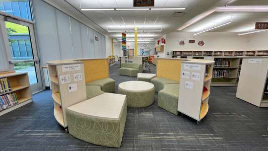 Sato Elementary School Library in Portland