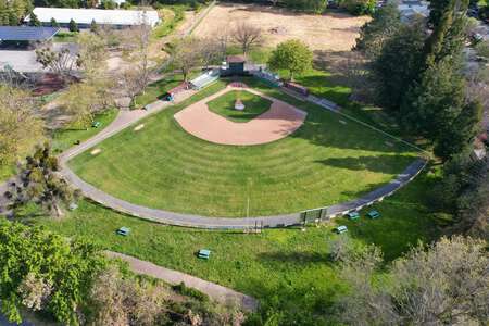 Olive Elementary School Hamann Baseball Field in Novato