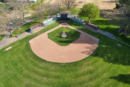 Olive Elementary School Hamann Baseball Field in Novato