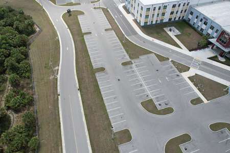 Lehigh Acres Middle School Parking Lot in Lehigh Acres