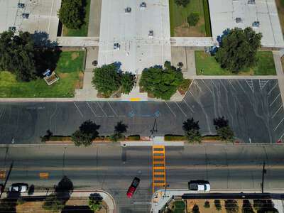 Green Acres Middle School Parking Lot 1 in Visalia