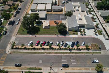 Kirk Elementary School Parking Lot - Staff in Fresno