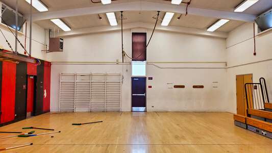 Pershing Middle School Gym - No Hoops in San Diego