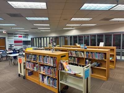 Pleasant Grove Elementary School Library in Dallas