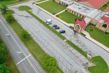 Sequoyah Middle School Parking Lot - Front in Riverdale