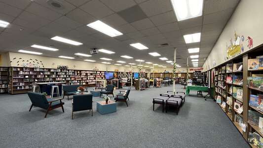 Aldine High School Library in Houston