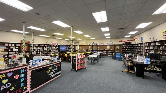 Aldine High School Library in Houston