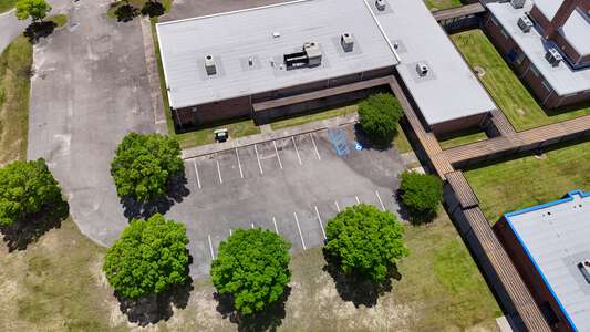 Cainhoy Elementary School Parking Lot - Front in Huger 2