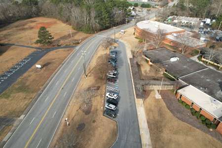 Lawrenceville Elementary School Parking Lot - Rear in Lawrenceville 2