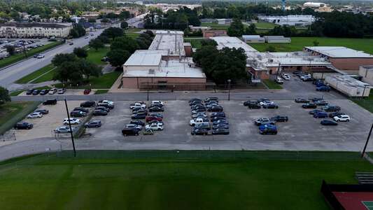 Hambrick Middle School Parking Lot - Side in Houston