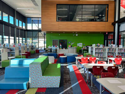 Walnut Hill Elementary School Library in Dallas 2