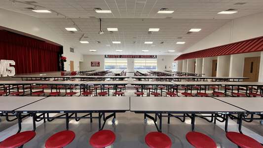 North Johnston Middle School Cafetorium in Micro