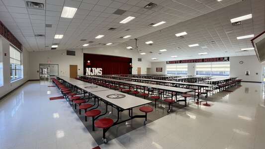 North Johnston Middle School Cafetorium in Micro