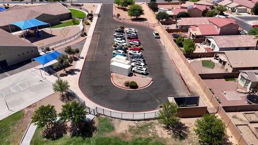 Maricopa Elementary School Parking Lot - Side in Maricopa