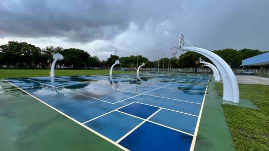 Joella Good Elementary School Outdoor Basketball Courts in Hialeah